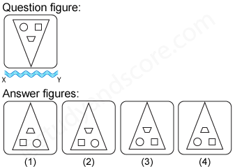 Non verbal reasoning, water images practice questions with detailed solutions, water images question and answers with explanations, Non-verbal series, water images tips and tricks, practice tests for competitive exams, Free water images practice questions